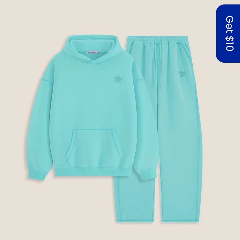 Aelfric Eden Aqua Hoodie and Sweatpants Set